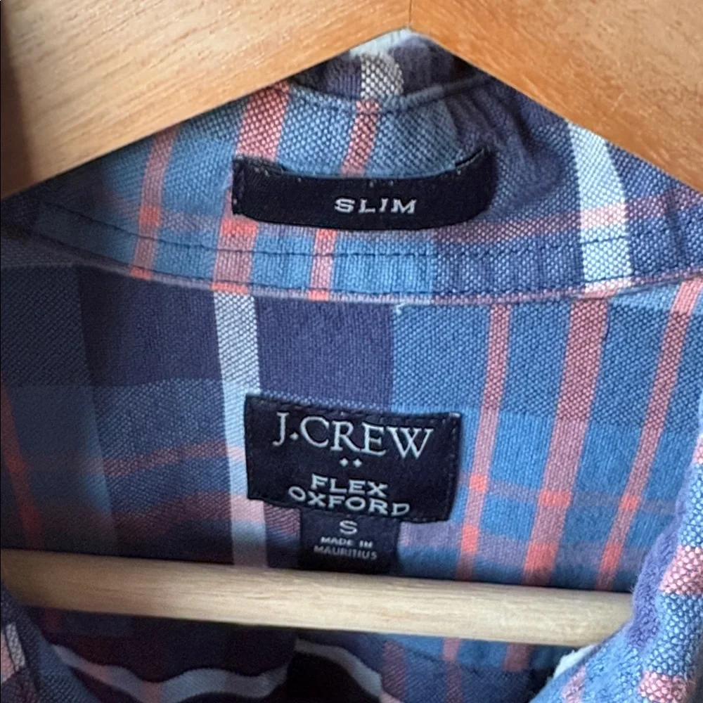 J. Crew Men’s Slim Flex Oxford Button Down Shirt Size Small
